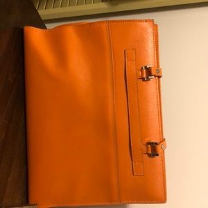Jack George’s Orange Leather Bag